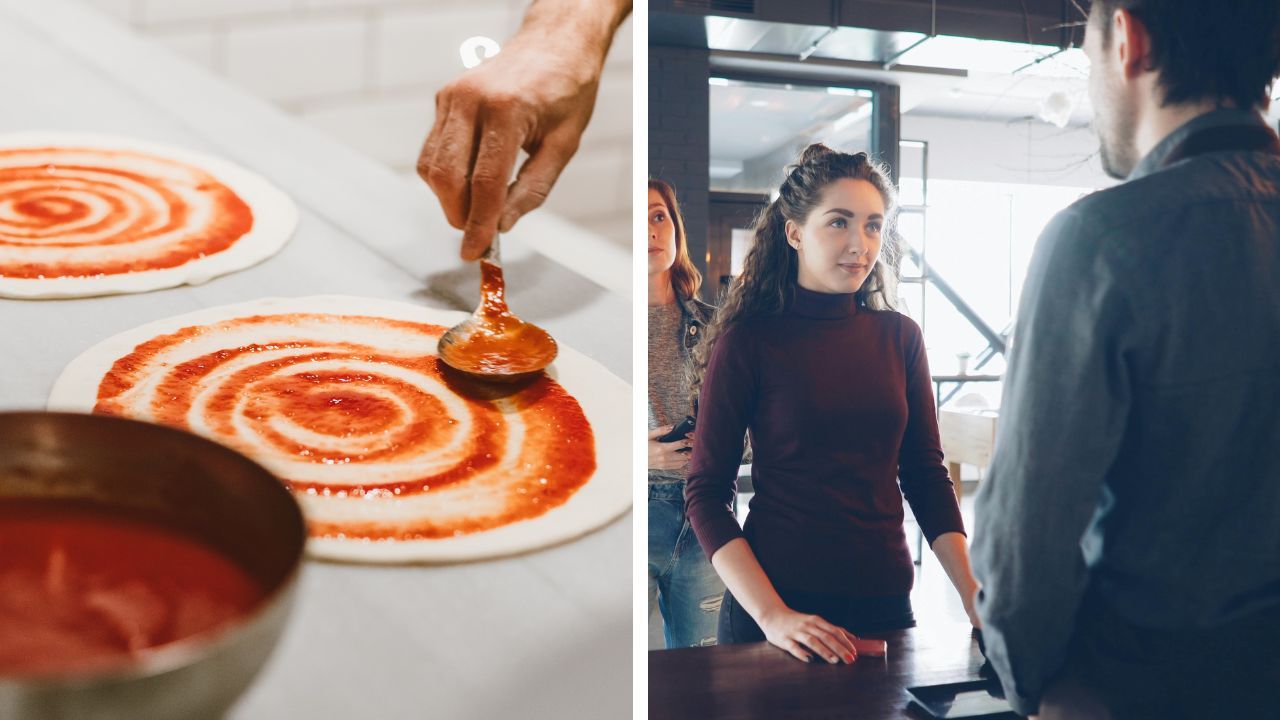 A customer’s scheduled pizza pickup turned into a lengthy wait after the restaurant began preparing the order at the selected pickup time.