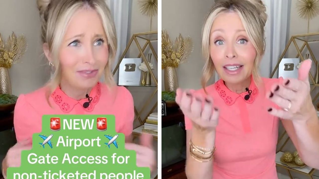 TikToker details new TSA rules.