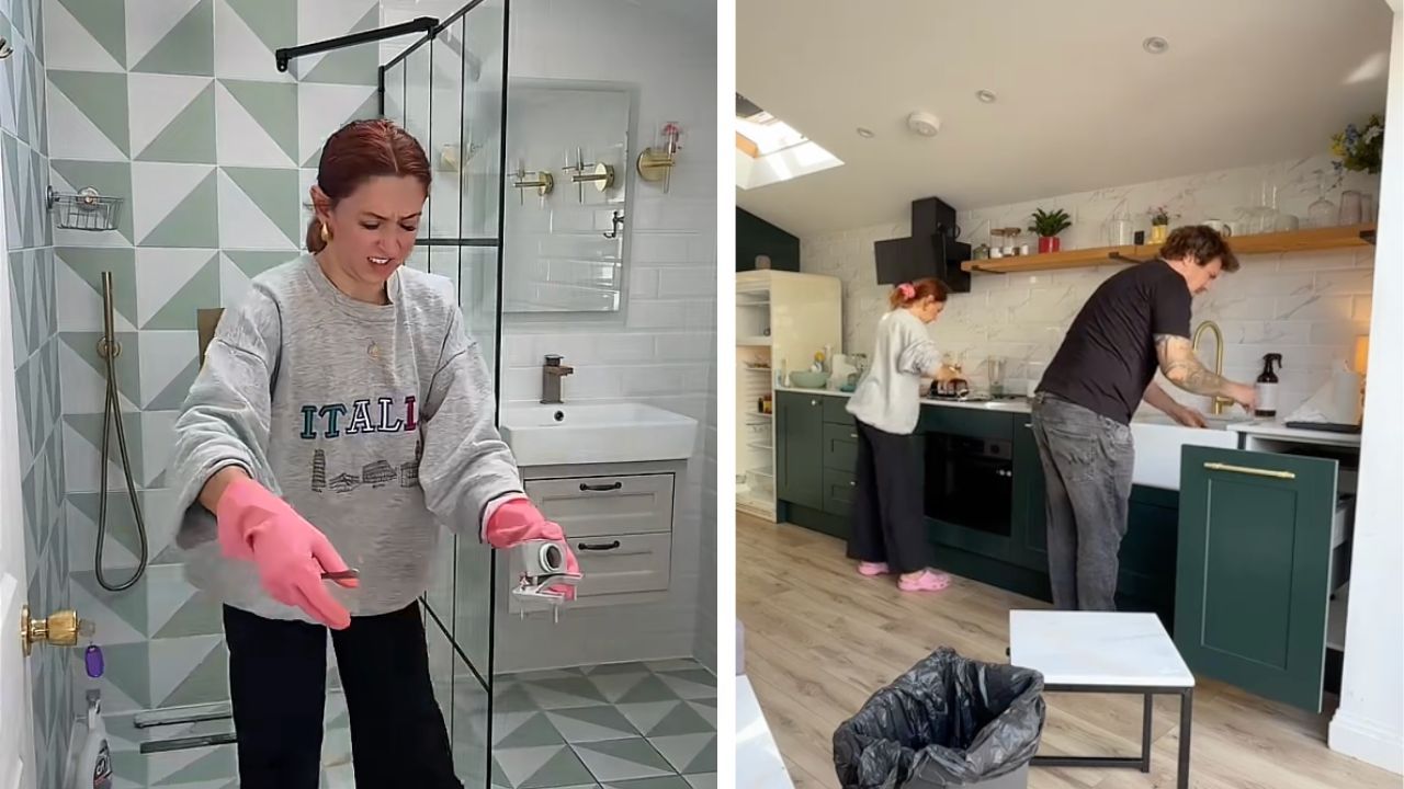 Airbnb host shows the mess guests left behind after 10-day stay.