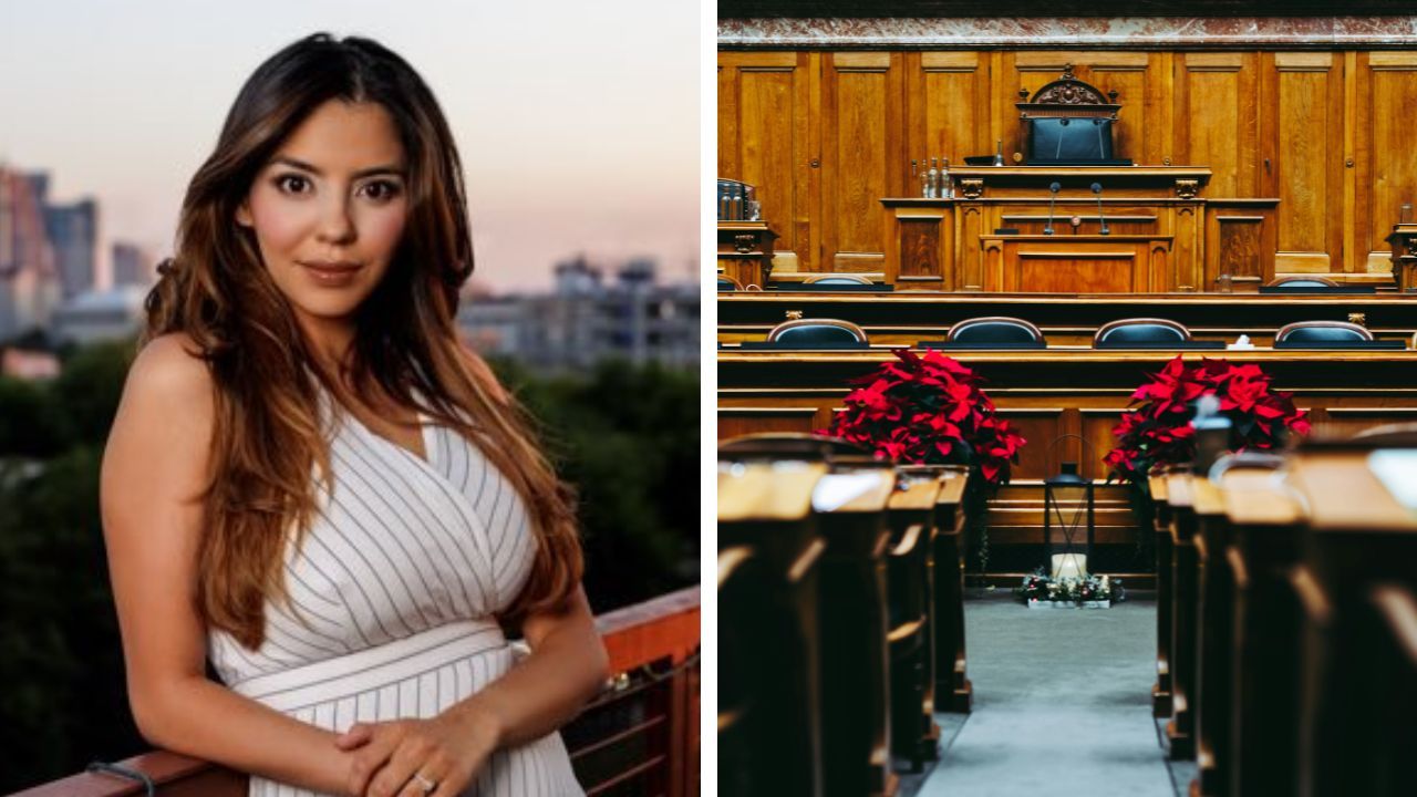 An attorney’s sleeveless dress sparked an online debate over courtroom dress codes.