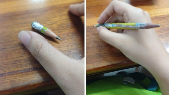 ‘I Feel Guilty’: A Pencil Too Small to Hold Started a Reddit Debate About Waste, Attachment and Whether Using a Straw as an Extender Is Genius or Concerning