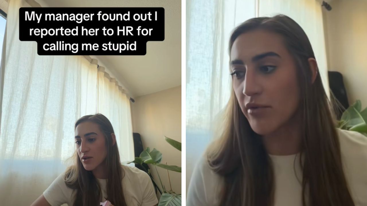 This employee allegedly reported her manager to HR.