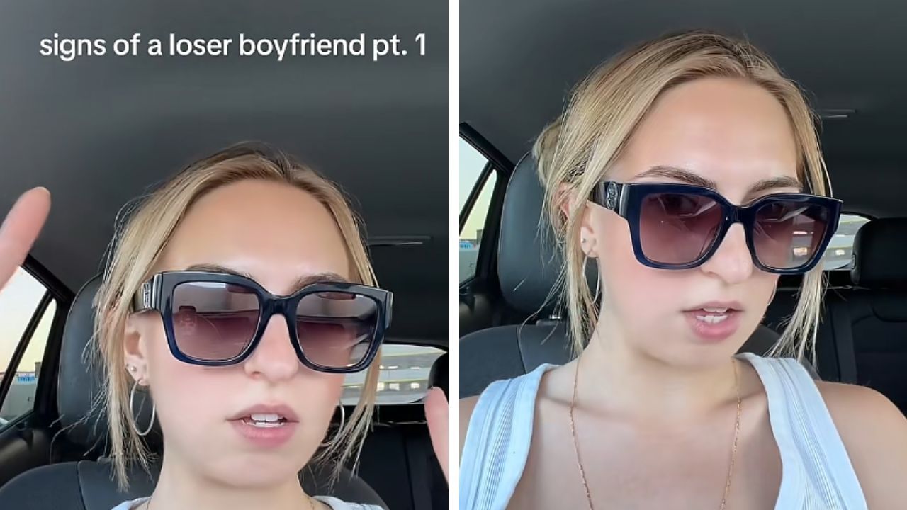 TikTok creator Maddie shared the first instalment of her “signs of a loser boyfriend” series to take down such men.