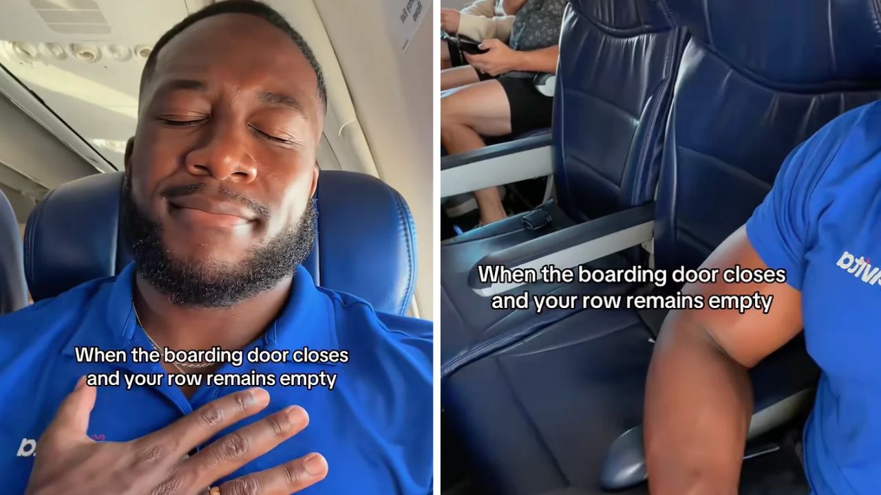 TikToker’s reaction to finding out his row is empty is too relatable.