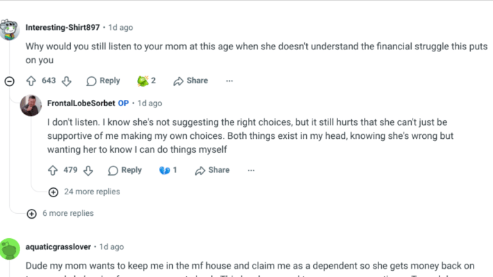 After Spending Six Months Being Unemployed, Her Mother told her to Decline Two Job Offers When she Told her the Good News