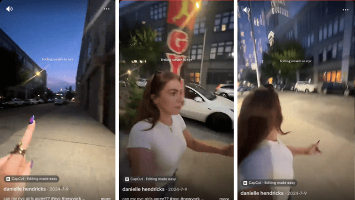 Woman Walking Through New York City Said She Always Feels Safe, Except When She's in Secluded Areas