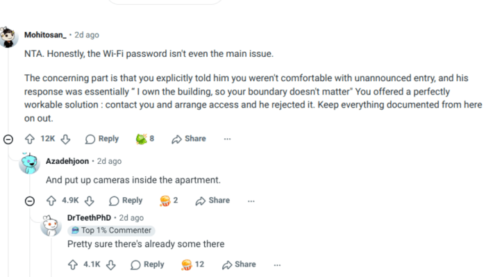 Her Landlord Wanted Unrestricted Access to her Apartment and Wi-Fi, so She Changed the Password