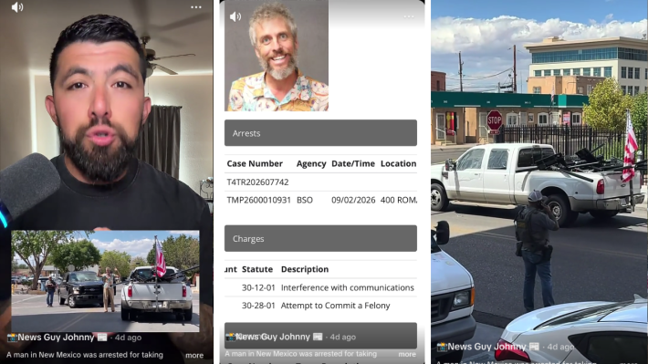 "Flock Camera's Biggest Op" Got Arrested After Dismantling Flock Cameras Himself in New Mexico