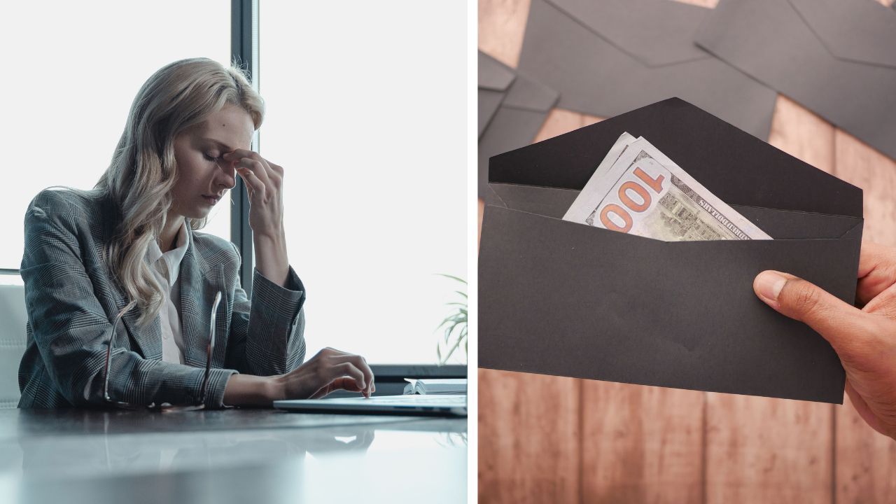 Woman says company left her account $3,200 in the negative after payroll mistake.