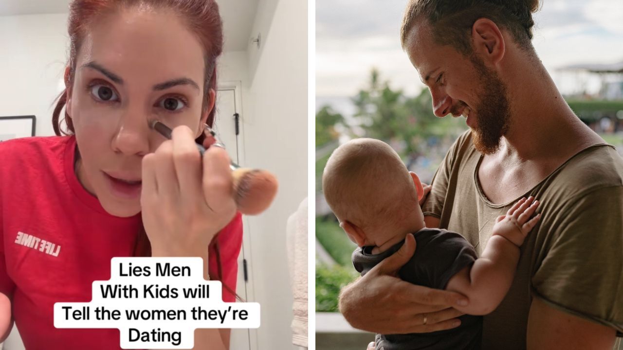 Woman shares dating advice while discussing men with children from previous relationships.
