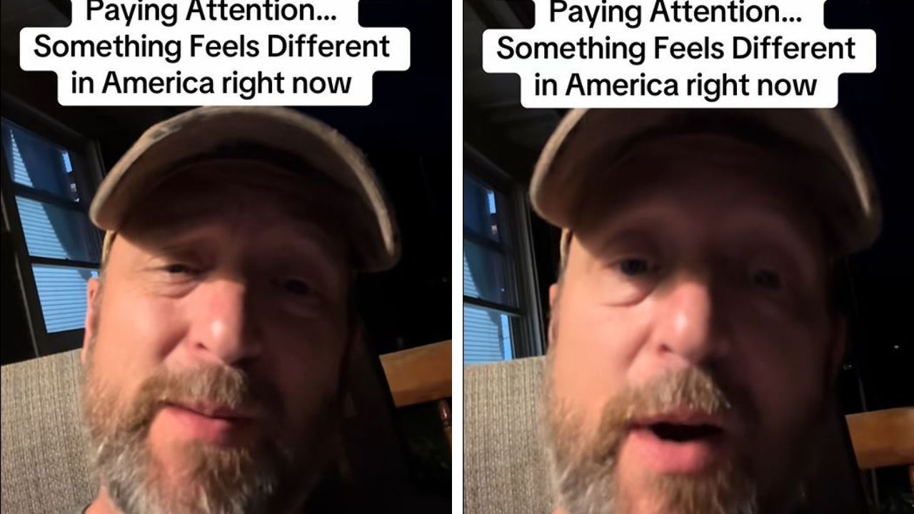 TikToker questions unprompted outages and military in America.