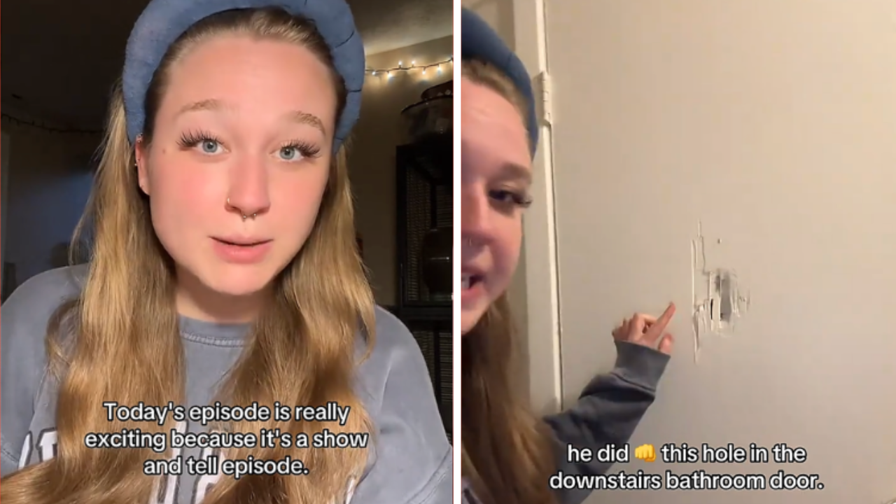 Woman Says Ex Lied About Who Put a Hole in Their Wall
