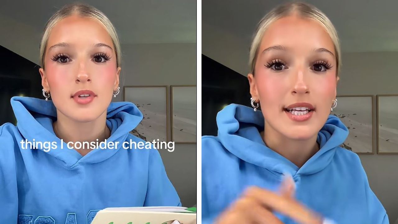 TikToker lists what she sees as cheating.