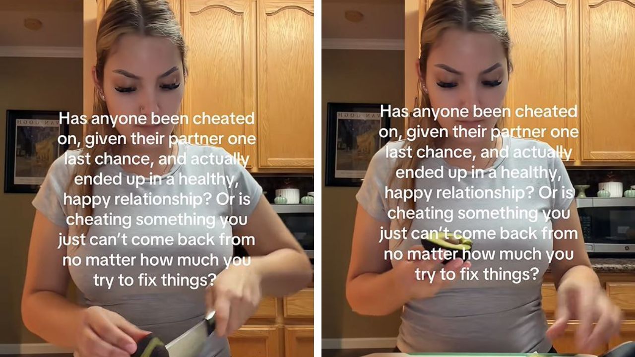 TikToker asks how a couple can come back together after cheating.