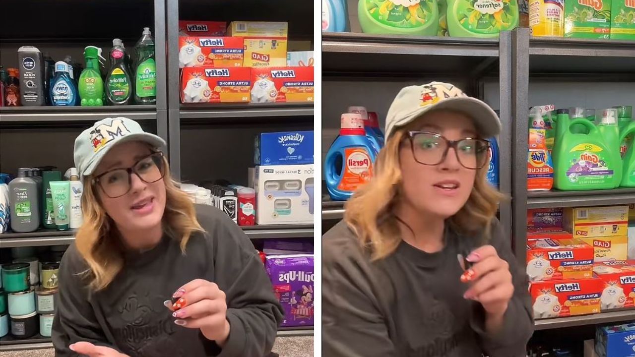 TikToker explains how coupons lowered her grocery haul.
