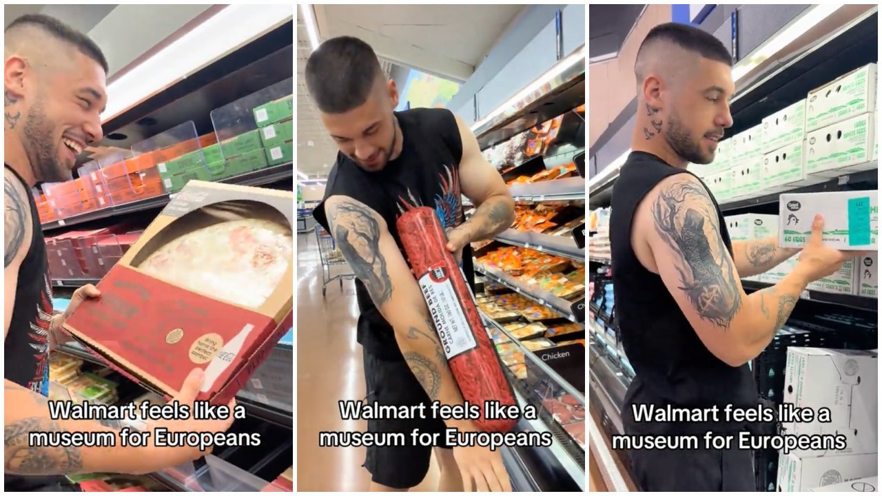 A guy is going viral online after sharing his take on the popular grocer Walmart.
