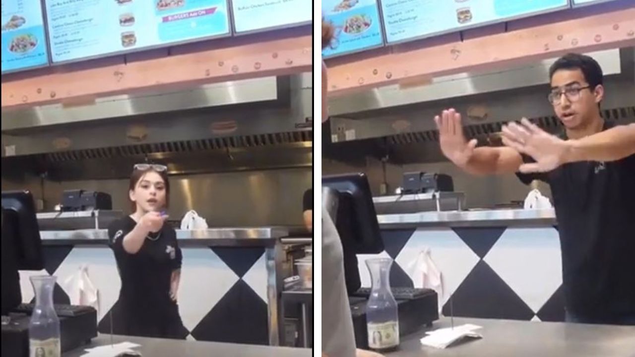 Manager protects employee from pranksters.