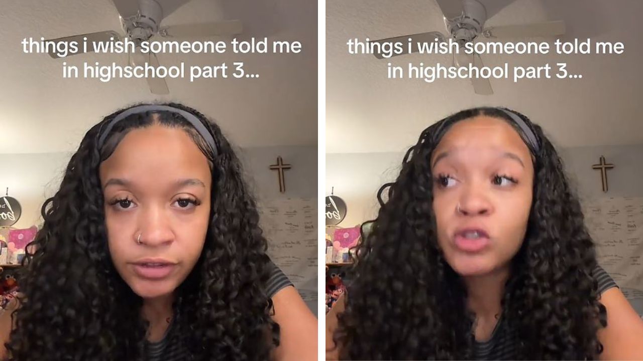 TikToker gives tips to survive high school.