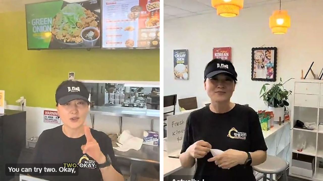 TikToker’s visit to a Korean restaurant turns emotional.
