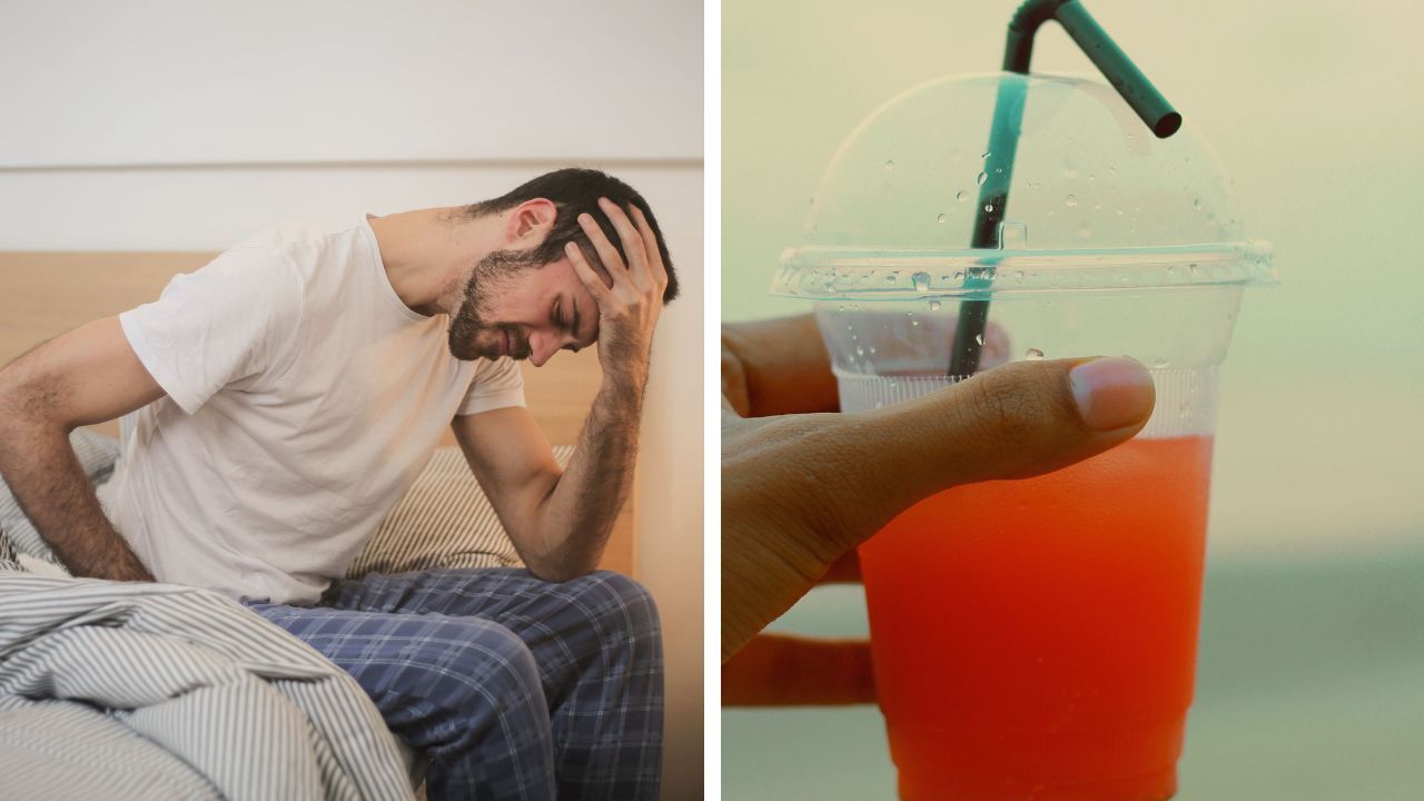 Too many sugar-free drinks gave a man headaches for a month.