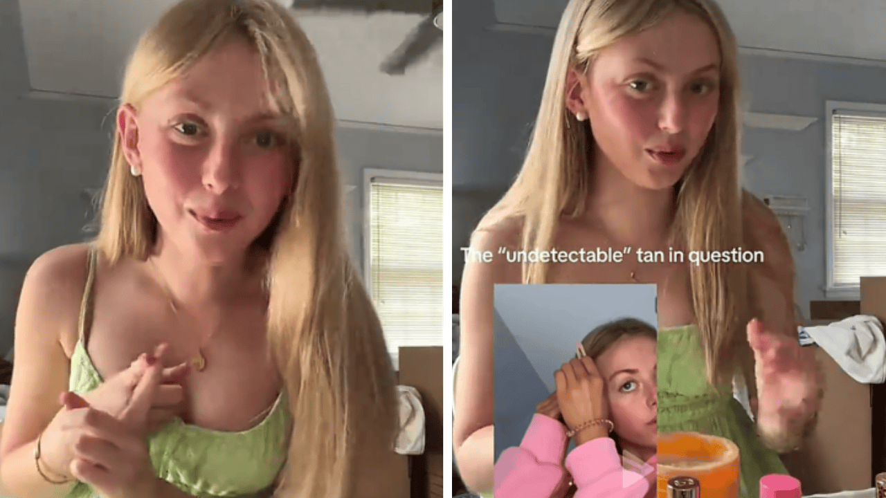 TikToker Admits She Was “Tan Blind” During Her Freshman Year
