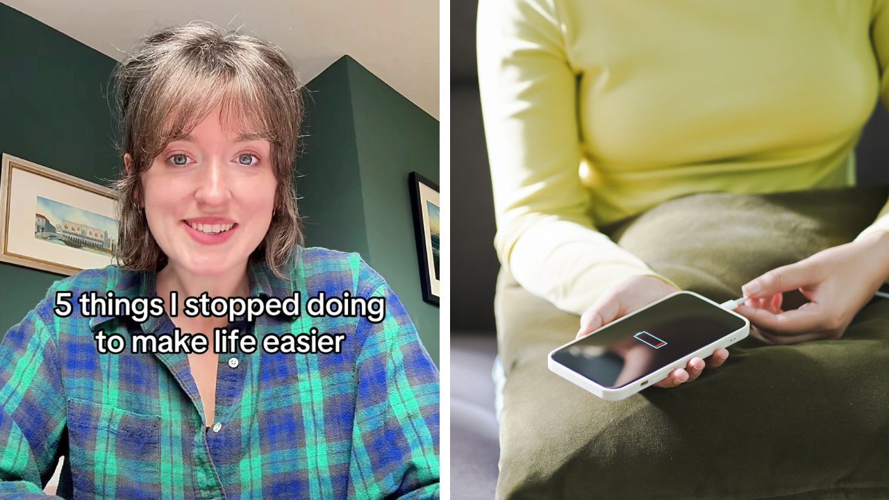 A TikTok creator shared five everyday habits she stopped following to make her life easier.