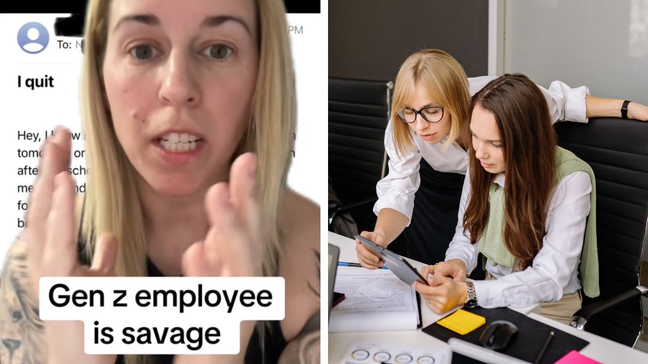 A viral TikTok sparked debate after an employee shared a blunt resignation email.