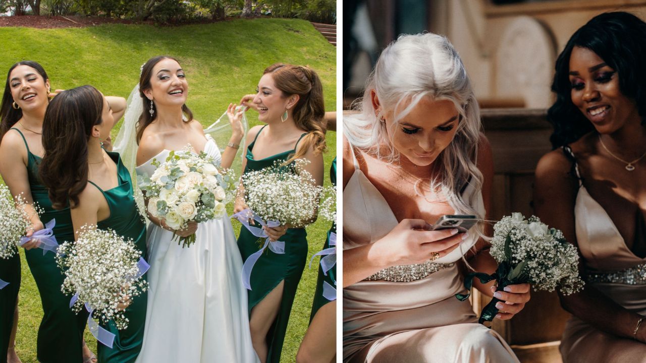 Bride still has ghosting bridesmaid's name in wedding program after she never showed up.