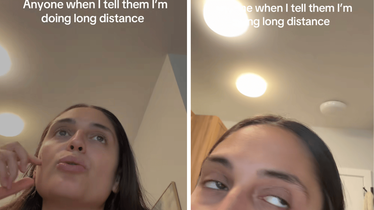 TikToker Mocks Questions About Her Long-Distance Relationship