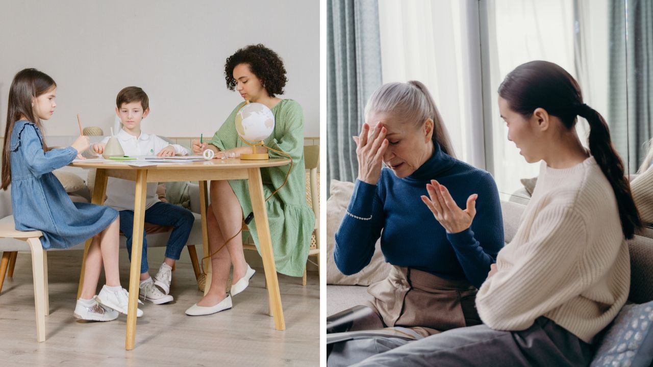 Man finally snaps at his mother after she keeps criticizing his wife's parenting.