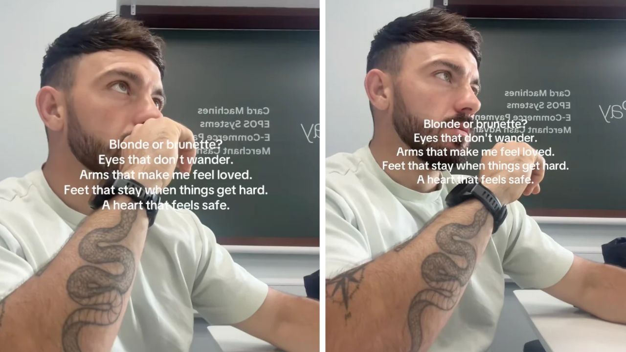 Man says he wants a partner who stays when things get hard and people react.