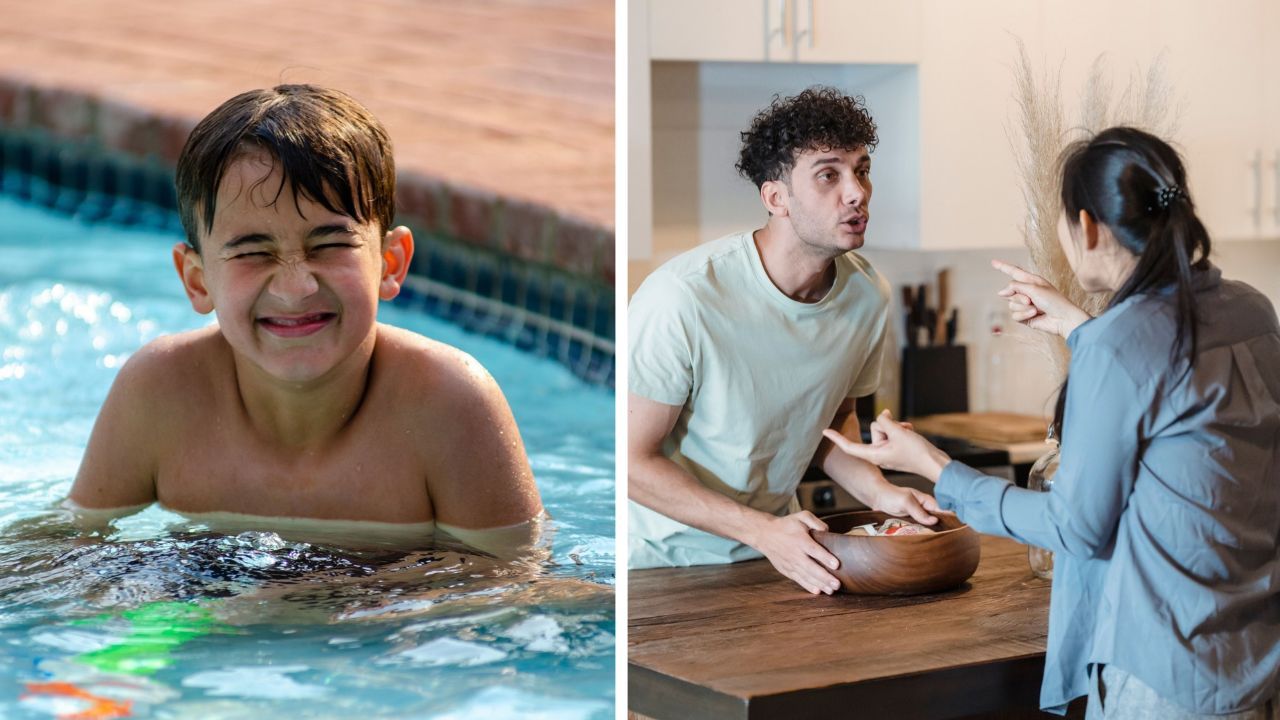 Mom says husband refused to save autistic child from neighbor’s pool.