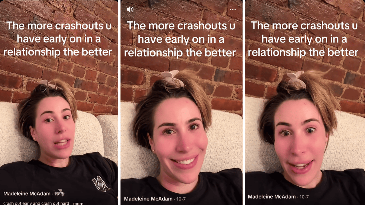 TikToker Says it's Better to "Crashout" Early On in Relationships