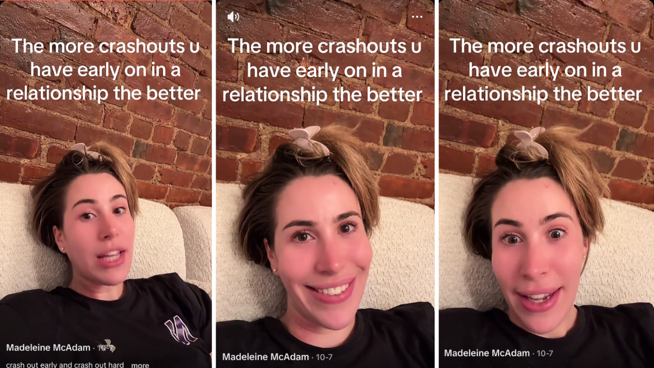 TikToker Says it's Better to "Crashout" Early On in Relationships