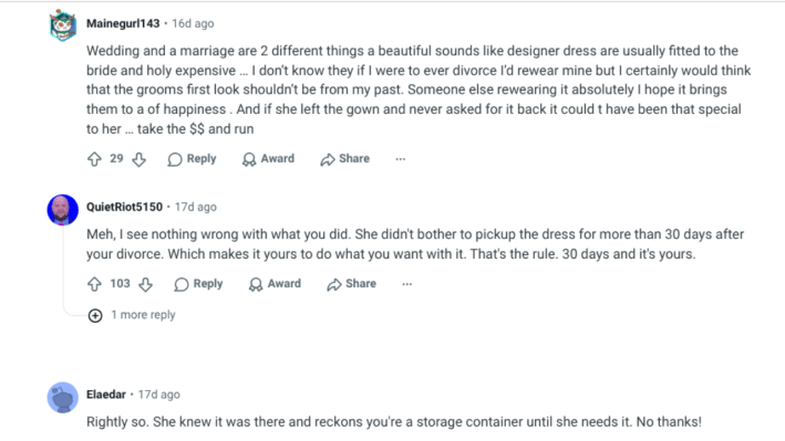 Years After Their Divorce, Husband Said His Ex-Wife Asked for her Wedding Dress for a Remarriage, but He Already Sold it on eBay!