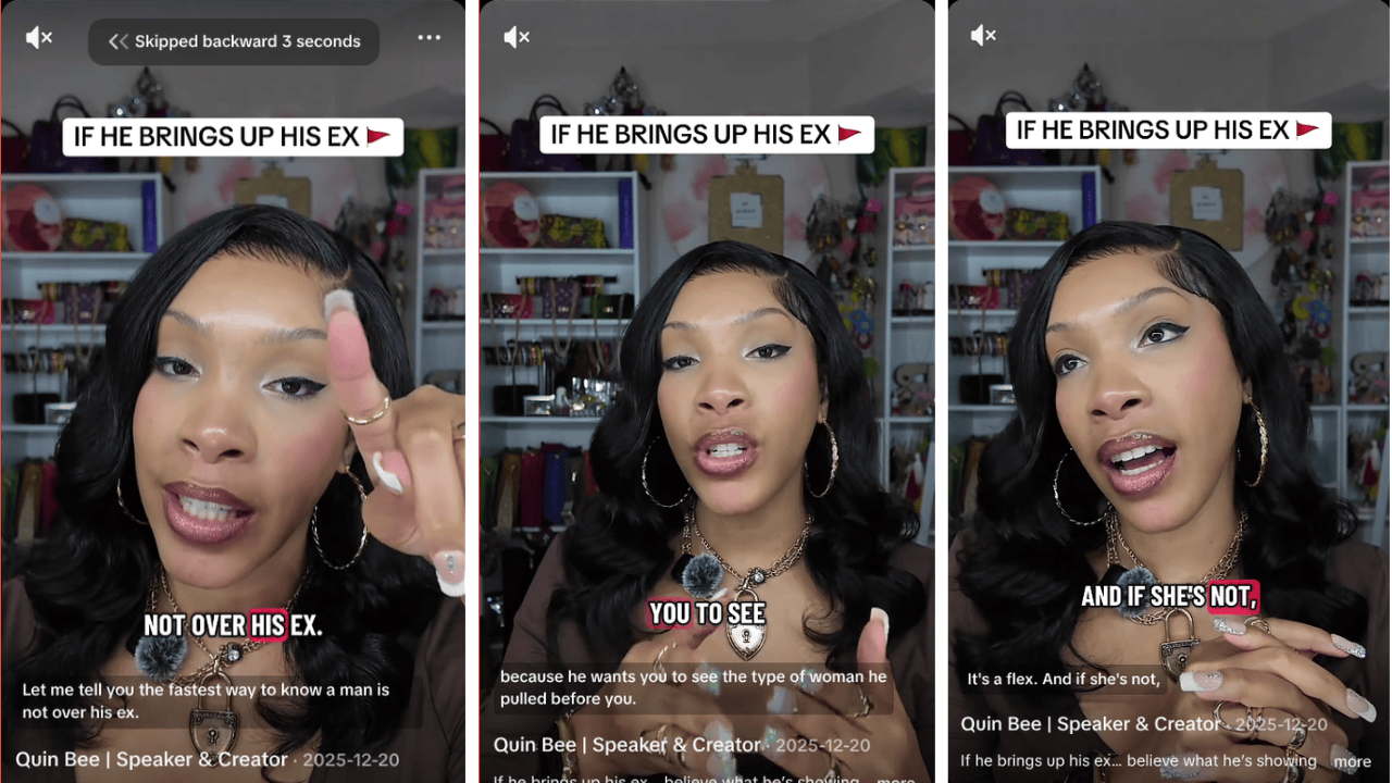 TikToker Warns Women About Men Who Keep Mentioning Their Ex