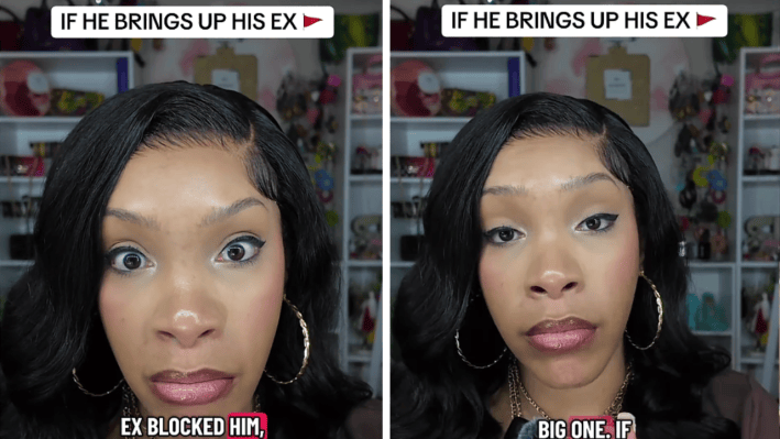 TikToker Warns Women That It's an Immediate Red Flag if a Man Brings up His Ex While Dating You
