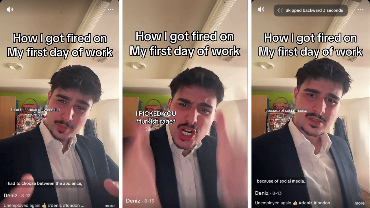 TikToker Got Fired on his First Day of Work due to Social Media