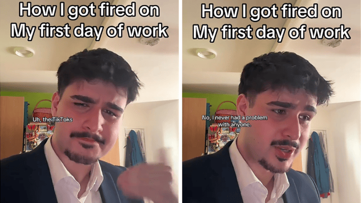 TikToker Got Fired on His First Day of Work as a Salesman Because he Refused to Delete his Social Media Account