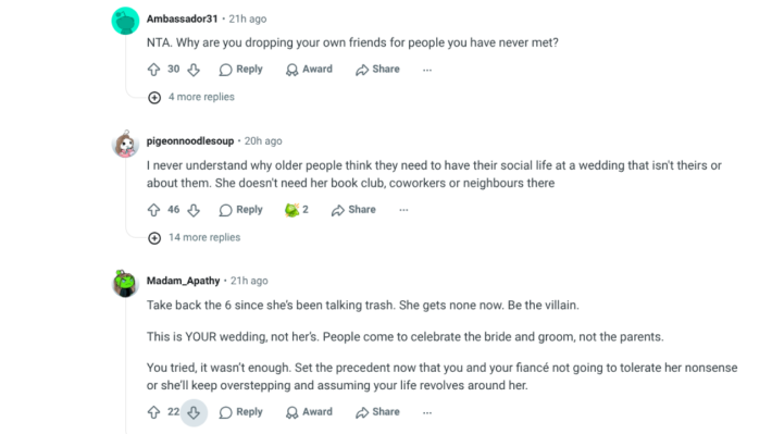 The Bride's Mother-in-Law Called her Controlling Because She Didn't Allow her to Add 22 Extra People to the Wedding Guest List