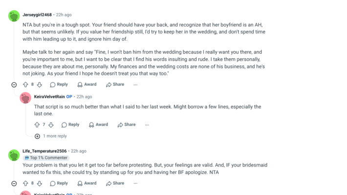 The Bride-to-be Told her Bridesmaid's Boyfriend he Wasn't Invited to her Wedding for Mocking her Financial Investment for the Occasion