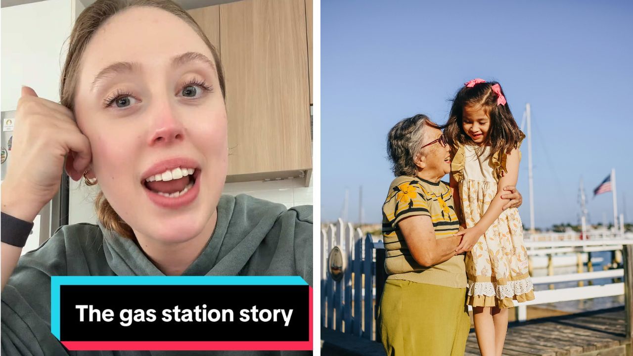 Woman’s account of being left alone at a gas station by her grandmother at age 12 has prompted an emotional response from viewers.