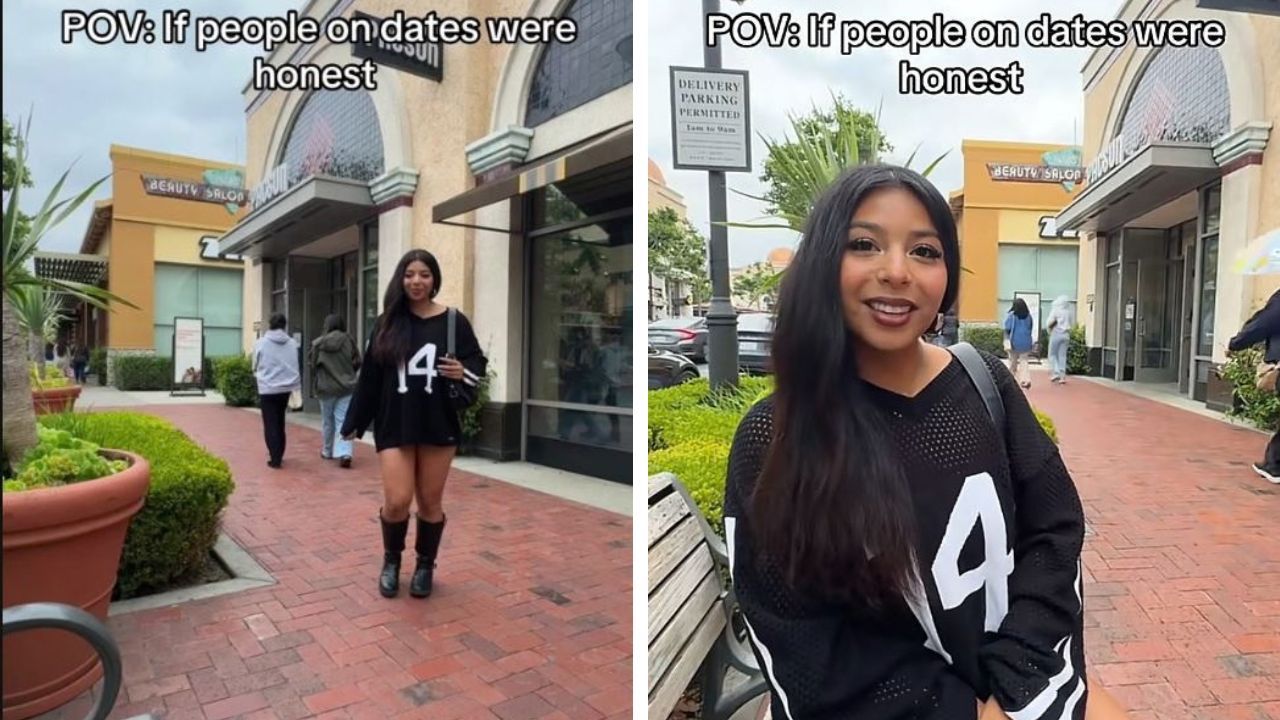 TikToker acts out an honest date.