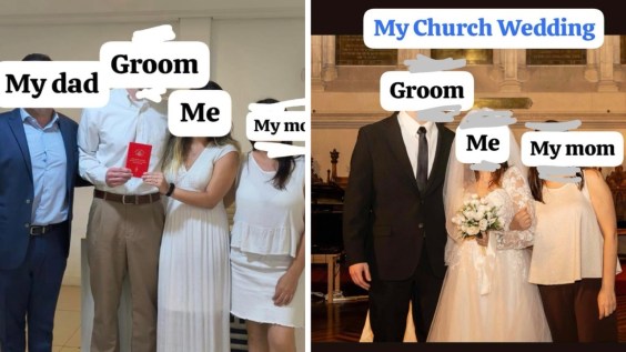 Bride Says Her Mom Wore White to 3 Weddings, Including Her Own: ‘She Did it Anyway’