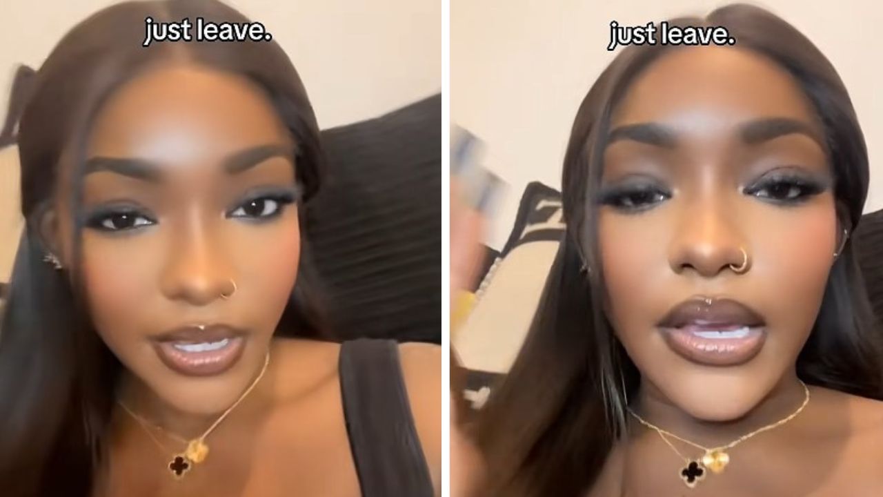 TikTok creator @slsbyfbc shares relationship advice urging women to walk away from men who reject them.