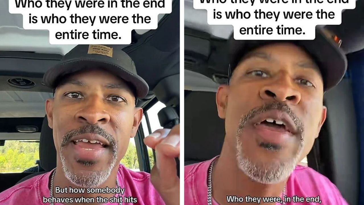 TikToker says people show their true colors in the end.