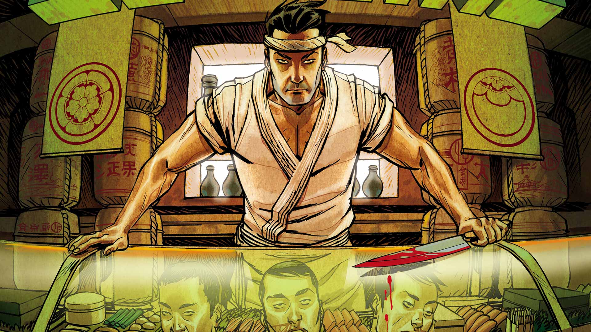 'Get Jiro' cover by Dave johnson