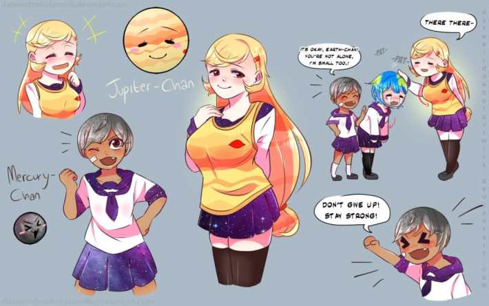 solar system girl chans jupiter chan