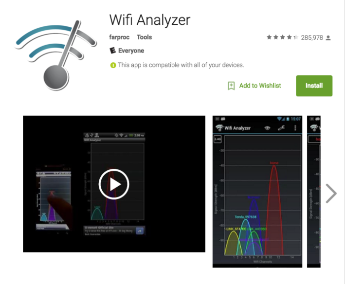 how to make wifi faster: wifi analyzer