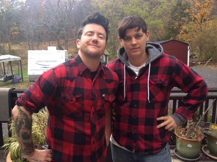 Director Silas Howard (L) and Co-creator Michelle Lawler (R)